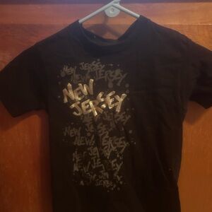 Black New Jersey Graphic T-Shirt